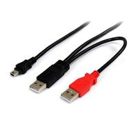StarTech.com USB2HABMY6 6 ft USB Y Cable for External Hard Drive -...