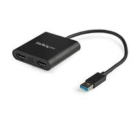 StarTech.com USB32HD2 USB 3.0 to Dual HDMI Adapter, USB to 2x HDMI...