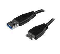 StarTech.com Slim Micro USB 3.0 Cable - M/M - 15cm (6in)