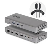 StarTech.com USB4 Docking Station, Driverless Dual 4K for macOS and Windows, Uni