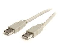 StarTech.com USBFAA_6 6 ft Beige A to A USB 2.0 Cable, M/M, USB Cable, USB (M) to USB (M), 6 ft, Beige