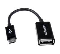 StarTech.com 5in Micro USB to USB OTG Host Adapter M/F
