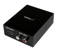 StarTech.com VGA2HD2 Component (YPbPr)/VGA To HDMI Converter with Audio, PC to HDMI, resolutions up to 1080p (HDTV) and 1920 x 1200 (PC)
