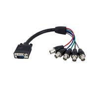 StarTech.com VGABNCMF1 1 ft Coax HD15 VGA to 5 BNC RGBHV Monitor C...
