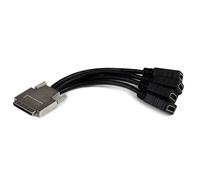 StarTech.com VHDCI Cable Full HD, 4 Port HDMI Breakout Cable for Video Card, 1920x1200 60Hz, 30 AWG, Mirror or Expand Video, VHDCI to HDMI Breakout Cable, VHDCI Adapter