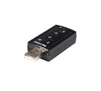 StarTech.com Virtual 7.1 USB Stereo Audio Adapter External Sound Card