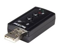 StarTech.com Virtual 7.1 USB Stereo Audio Adapter External Sound Card