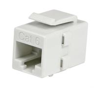 StarTech.com White Cat 6 RJ45 Keystone Jack Network Coupler - F/F