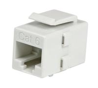 StarTech.com White Cat 6 RJ45 Keystone Jack Network Coupler - F/F