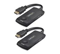 StarTech.com Wireless HDMI Extender for Meeting Rooms and Huddle Spaces 4K 60Hz 65ft Range USB Powered Plug-and-Play Transmitter and Receiver Kit