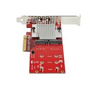 StarTech.com x8 Dual M.2 PCI Express SSD Adapter - PCIe 3.0 for PCIe NVMe