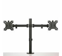 StarTech.com Desk Mount Dual Monitor Arm - Desk Clamp / Grommet VESA Monitor Mount for up to 32 inch Displays - Ergonomic Articulating Monitor Arm - Height Adjustable/Tilt/Swivel/Rotating