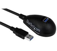 StarTech.com 5 ft Black Desktop SuperSpeed USB 3.0 Extension Cable - A to A M/F