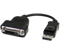 StarTech.com DisplayPort to DVI Adapter - Active DisplayPort to DVI-D Adapter/Video Converter 1080p - DP 1.2 to DVI Monitor Cable Adapter Dongle - DP to DVI Adapter - Latching DP Connector