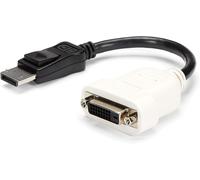 StarTech.com DisplayPort to DVI Adapter - DisplayPort to DVI-D Adapter/Video Converter - 1080p - DP 1.2 to DVI Monitor/Display Cable Adapter Dongle - DP to DVI Adapter - Latching DP Connector