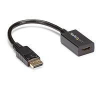 StarTech.com DisplayPort to HDMI Adapter - DP 1.2 to HDMI Video Converter 1080p - DP to HDMI Monitor/TV/Display Cable Adapter Dongle - Passive DP to HDMI Adapter - Latching DP Connector