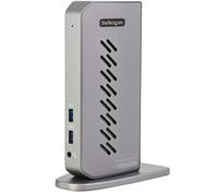StarTech DK30A2DHU USB-C USB-A Dock - Hybrid Universal USB 3.0 Docking Station for USB-C or USB-A Laptop - Dual Monitor 4K 60Hz HDMI/DisplayPort - 6x