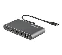 StarTech Driverless Thunderbolt 3 Dual 4K 60Hz HDMI Mini Dock with GbE | Plug-and-play, Gigabit Ethernet, 1x USB 5Gbps, 1x USB 2.0, Enterprise-tested, macOS Ubuntu, Large-scale rollout