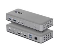 StarTech USB-C Docking Station, Dual 4K 60Hz DisplayPort MST Dock, 100W Power Delivery Laptop Charging, 1GbE, Driverless, Windows