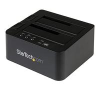 StarTech.com Standalone Hard Drive Duplicator, Dual Bay HDD/SSD Cloner/Copier, USB 3.1 (10Gbps) to SATA III HDD/SSD Docking Station, Hard Disk Duplicator Dock, Hard Drive Cloner