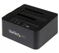 StarTech.com Dual-Bay USB 3.1 to SATA Hard Drive Docking Station, USB 3.1 (10 Gbps) Hard Drive Dock, External 2.5/3.5" SATA I/II/III SSD/HDD Docking Station, Hot-Swap Hard Drive Bay, Top-Loading