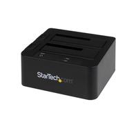 StarTech.com Dual-Bay USB 3.0 / eSATA to SATA Hard Drive Docking Station, USB Hard Drive Dock, External 2.5/3.5" SATA I/II/III SSD/HDD Docking Station, Hot-Swap Hard Drive Bays, Top-Loading