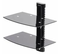 Startech Dual Floating Wall-Mounted Av Shelves Adjustable Height Shelf for Under