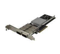 StarTech Dual Port 40G QSFP+ Network Card, 40GbE Fibre Optic LAN Card | PCIe 40 Gigabit Ethernet Server NIC, Intel XL710 Open QSFP+ Converged Adapter, Dell PowerEdge HPE ProLiant, PEX40GQSFDPI