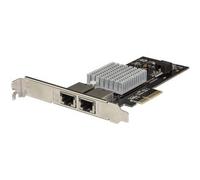 Startech Dual Port Network Card 2-Port Pci Express 10Gbase-T / Nbase-T Ethernet