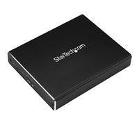 StarTech.com Dual-Slot Hard Drive Enclosure for M.2 SATA SSDs - USB 3.1 (10Gbps) - Aluminum - M.2 to SATA - Raid Drive Enclosure (SM22BU31C3R)