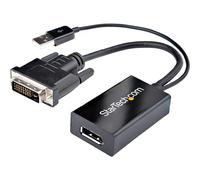 StarTech DVI to DisplayPort Adapter DVI2DP2 – USB-powered, 1920 x 1200, DVI-D to DP – Black
