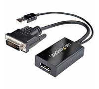 StarTech DVI to DisplayPort Adapter DVI2DP2 – USB-powered, 1920 x 1200, DVI-D to DP – Black
