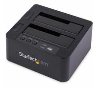 StarTech.com Dual Bay Hard Drive Duplicator, Standalone USB 3.0 (5 Gbps) / eSATA to 2.5/3.5" SATA III HDD/SSD Cloner/Copier, Hard Drive Docking Station, Hard Disk Cloner