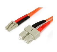 StarTech FIBLCSC2 2m Multimode 62.5/125 Duplex Fibre Patch Cable LC - SC