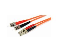 StarTech.com Fiber Optic Cable - Multimode Duplex 62.5/125 - LSZH - LC/ST - 1 m