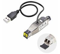 StarTech.com Gigabit Fiber to RJ45 Ethernet Media Converter Dongle Optical Singlemode 10km/Multimode 800m USB Powered Compact Design Metal Housing Micro Mini TAA