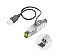 StarTech.com Gigabit Fiber to RJ45 Ethernet Media Converter Dongle Optical Singlemode 10km/Multimode 800m USB Powered Compact Design Metal Housing Micro Mini TAA