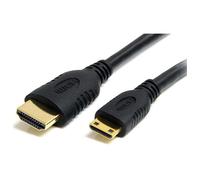 StarTech.com 50cm Mini HDMI to HDMI Cable with Ethernet - 4K 30Hz High Speed Mini HDMI to HDMI Adapter Cable - Mini HDMI Type-C Device to HDMI Monitor/Display - Durable Video Converter Cord