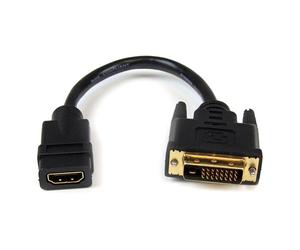 StarTech HDDVIFM8IN 200mm HDMI To DVI-D Video Cable Adaptor - F/M