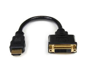 StarTech HDDVIMF8IN 200mm HDMI To DVI-D Video Cable Adaptor - M/F