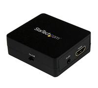 StarTech HDMI Audio Extractor, HDMI to 3.5mm, 1080p, Stereo 2.1 (HD2A) | Extracts to 3.5mm, 2.1 stereo sound, RCA-ready via adapter, Small footprint