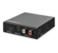 Startech Hdmi Audio Extractor With 40K 60Hz Hdmi Audio De-Embedder Hdr Toslink O