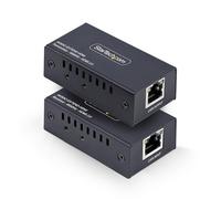 StarTech HDMI Extender Over CAT5e/CAT6, 4K 60Hz, 60m/200ft, HDR, 7.1 Audio | Transmitter and receiver kit, Power over cable, HDMI 2.0, DTS and Dolby Digital, Mounting brackets, Low latency