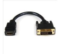 StarTech.com 8in HDMI to DVI-D Video Cable Adapter - HDMI Female to DVI Male