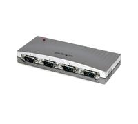 StarTech.com 4 Port USB to RS232 Serial DB9 Adapter Hub