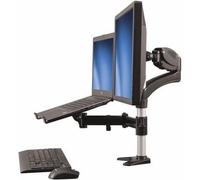 StarTech.com Desk-Mount Monitor Arm with Laptop Stand - Full Motion - Articulating