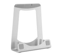 StarTech.com Laptop Stand - 2-in-1 Laptop Riser Stand or Vertical Stand - Ideal for Ultrabooks & MacBook Pro/Air - Ergonomic Angled Notebook Holder for Office Desk - Silver, Aluminum