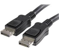 STARTECH - Latching DisplayPort 1.2 Male to Male Lead, 1m Black