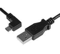 StarTech.com Micro-USB Charge-and-Sync Cable M/M - Left-Angle Micro-USB - 24 AWG - 0.5 m