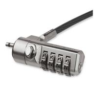 StarTech LTLOCK4D 6.5ft (2m) Laptop Cable Lock - 4 Digit Combination Laptop